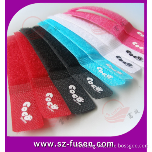SGS Passed Reusable Colorful Printing OEM Velcro Cable Ties